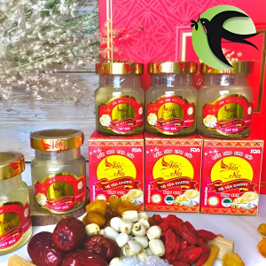 tổ yến chưng sẵn hạt sen