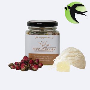 yến chưng hũ hoa hồng